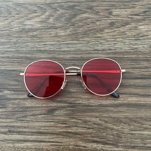 Red Lens Sunglasses